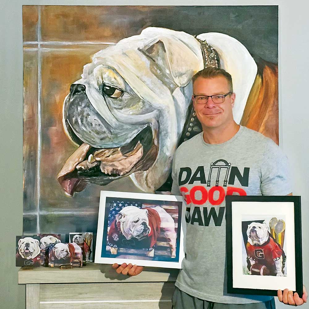 Chris with Damn Good Dawg Collection